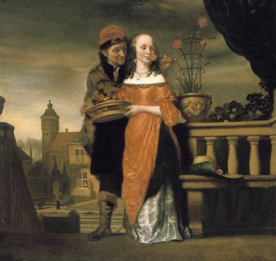 Eine Allegorie des Geruchssinns, 17. Jahrhundert von Nicolaes Maes